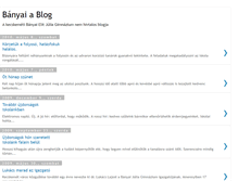 Tablet Screenshot of banyaiablog.blogspot.com