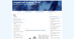 Desktop Screenshot of interestingdiamondfacts.blogspot.com