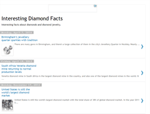 Tablet Screenshot of interestingdiamondfacts.blogspot.com