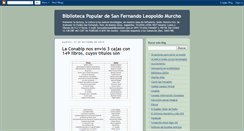 Desktop Screenshot of bibliotecadesanfernando.blogspot.com