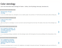 Tablet Screenshot of colorastrology.blogspot.com
