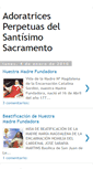 Mobile Screenshot of adoratricesperpetuasdelstmosacramento.blogspot.com