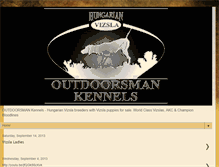 Tablet Screenshot of outdoorsmankennels.blogspot.com