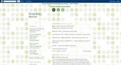 Desktop Screenshot of burgibabyshower.blogspot.com