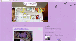 Desktop Screenshot of clarinhaeomundodepapel.blogspot.com