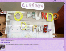 Tablet Screenshot of clarinhaeomundodepapel.blogspot.com