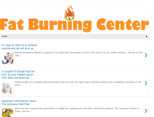 Tablet Screenshot of fatburningcenter.blogspot.com