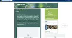 Desktop Screenshot of journeytoluke.blogspot.com