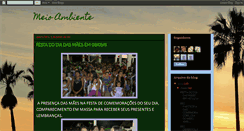 Desktop Screenshot of cachoeiradopiriameioambiente.blogspot.com