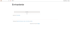Desktop Screenshot of evvivaniente.blogspot.com