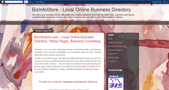 Desktop Screenshot of bizinfostore.blogspot.com