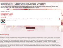 Tablet Screenshot of bizinfostore.blogspot.com