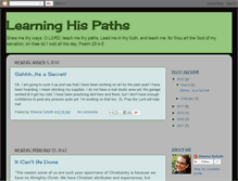 Tablet Screenshot of learninghispaths.blogspot.com