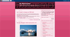 Desktop Screenshot of musicuentos.blogspot.com