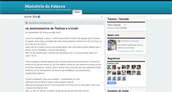 Desktop Screenshot of doutrinasoadapalavra.blogspot.com