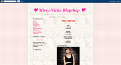 Desktop Screenshot of missyniche-preorder456.blogspot.com