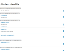 Tablet Screenshot of dibuixosdivertits.blogspot.com