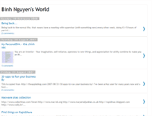 Tablet Screenshot of binhnguyensworld.blogspot.com
