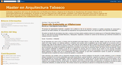 Desktop Screenshot of masterarqtabasco.blogspot.com