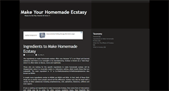 Desktop Screenshot of ingredients-to-make-homemade-ecstasy.blogspot.com