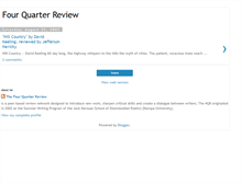 Tablet Screenshot of fourquarterreview.blogspot.com