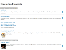 Tablet Screenshot of equestrianindo.blogspot.com