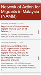 Mobile Screenshot of networkofactionformigrantsnamm.blogspot.com