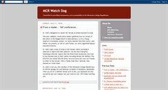 Desktop Screenshot of mcrwatchdog.blogspot.com