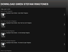 Tablet Screenshot of download-gwen-stefani-ringtones.blogspot.com