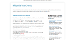 Desktop Screenshot of floridavincheck.blogspot.com