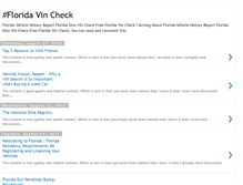 Tablet Screenshot of floridavincheck.blogspot.com