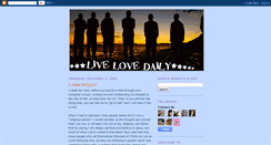 Desktop Screenshot of livelovedaily.blogspot.com
