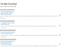 Tablet Screenshot of not-crunchy.blogspot.com