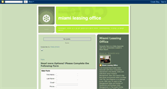 Desktop Screenshot of miamileasingoffice.blogspot.com