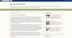 Desktop Screenshot of leisuretraveltours.blogspot.com