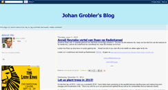 Desktop Screenshot of johangrobler.blogspot.com