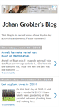 Mobile Screenshot of johangrobler.blogspot.com