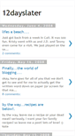 Mobile Screenshot of 12dayslater.blogspot.com