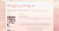 Desktop Screenshot of blogginglovely.blogspot.com