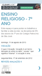 Mobile Screenshot of ensinoreligioso7.blogspot.com