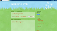 Desktop Screenshot of equilibrio-jrbu.blogspot.com