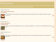 Tablet Screenshot of blushingbasil.blogspot.com