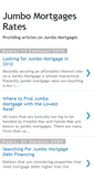 Mobile Screenshot of jumbo-mortgages-rates.blogspot.com