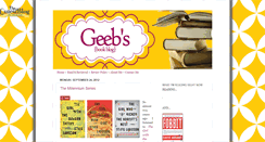 Desktop Screenshot of geebsbookclub.blogspot.com