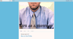 Desktop Screenshot of lifeasagrown-up.blogspot.com