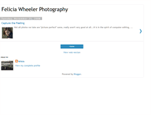 Tablet Screenshot of feliciawheelerphotography.blogspot.com