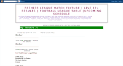 Desktop Screenshot of premierleagueupdate.blogspot.com