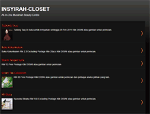 Tablet Screenshot of insyirah-closet.blogspot.com