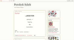 Desktop Screenshot of perokoksoleh.blogspot.com