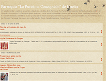 Tablet Screenshot of parroquiaconcepcion.blogspot.com